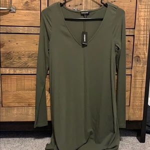 Express long sleeve dress